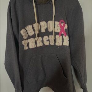 Charcoal Support the Cure Women's Hoodie